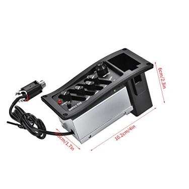 Imagem de SPYMINNPOO Captador de Violão Com Equalizador de 4 Bandas, Amplifica o Som para Artistas, Alimentado por Bateria de 9V, Preto (Sem pino traseiro)