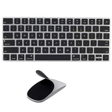 Imagem de Pacote JIFF 2 em 1 – Capas protetoras de silicone macias para Apple Magic Keyboard (MLA22LL/A) com layout dos EUA e MAC Apple Magic Mouse, Preto