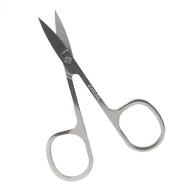 Imagem de Tesoura para Unhas de Aço Inox – Corte Preciso e Durável Ideal para Manicure e Pedicure Uso Profissional e Doméstico