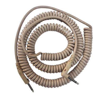 Imagem de Cabo P10 X P10 Instrumento Espiral Vintage 30Mm 9.15M Bege