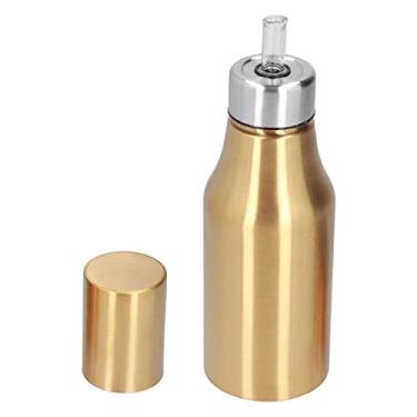 Imagem de Yctze Dispensador de Azeite de Aço Inoxidável 500ml - Prova de Vazamento, Decantador de Cozinha à Prova de Poeira para Uso Em Casa e Restaurante (Ouro)
