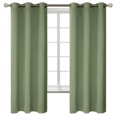 Imagem de Cortinas Blackout BGment Grass Green 160x160cm 2 painéis