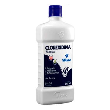 Imagem de Shampoo Clorexidina Dugs World para Cães e Gatos 500ml
