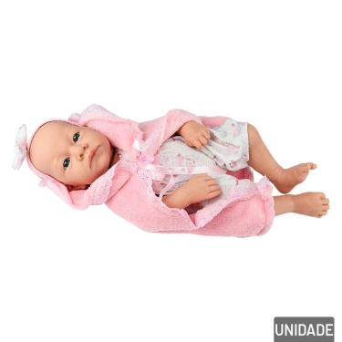 Imagem de Boneca Bebê Bombola Reborn Menina - Tudo em Caixa