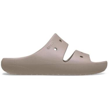 Imagem de Sandália crocs classic sandal v2 taupe, 43, Taupe