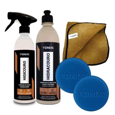 Imagem de Kit Limpar E Hidratar Couro Vonixx Higicouro + Hidracouro
