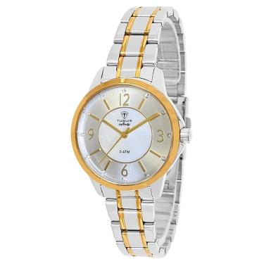 Imagem de Relógio Tuguir Feminino Ref:3114a Tgi37050 Aço Casual Bicolor