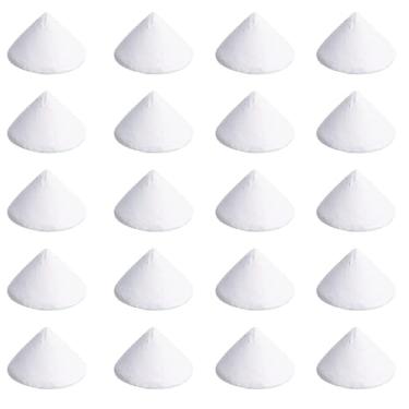 Imagem de Pacote com 20 palafitas de forno de cerâmica, cones de queima de óxido de alumínio, setters em forma de triângulo para cerâmica, ferramentas profissionais