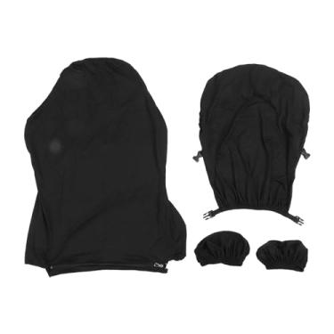 Imagem de TOPINCN Capa Extensível de Poliéster para Cadeira de Jogos TOPINCN, Capa Protetora de Poltrona Respirável, Preta para a Maioria das Cadeiras de Jogos, Cadeiras Giratórias de Escritório