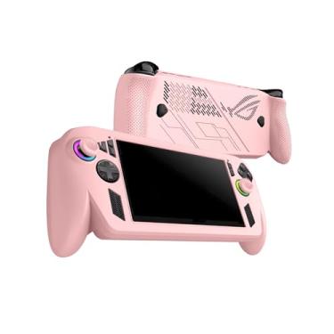 Imagem de Capa para ASUS ROG Xbox Ally/Ally X, FJIASTB Capa protetora de silicone macio para crianças, à prova de choque (rosa)