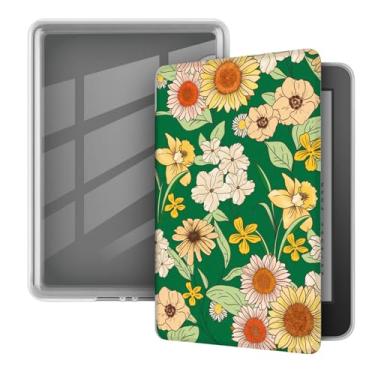 Imagem de Akacy Capa macia transparente com padrão pintado para Kindle de 6 polegadas (10ª geração - edição de 2019), capa protetora leve para Kindle edição 2019 10ª geração e-reader (22)