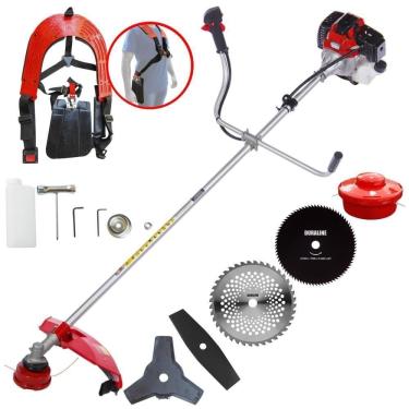 Imagem de Roçadeira Rt43-l 43cc Com Carretel + Facas 2p 3p 40d E 80d