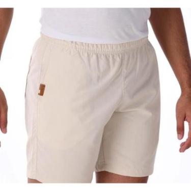 Imagem de Bermuda Masculina Ogochi Resort Casual Color Bege 4101-Masculino