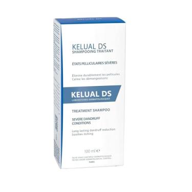 Imagem de KELUAL DS Shampoo anticaspa, xampu de tratamento para caspa grave, alívio de longa duração, 100 ml (1 unidade))