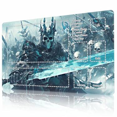 Imagem de MTG Playmat Non-Slip Rubber Backing Printing Commander Board Game Desk Mat Duel Mat TCG PTCG Playmat 24x14 inches and Free Storage Bags