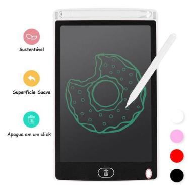 Imagem de Tablet Lousa Mágica Infantil Escrever Desenhar Lcd Branco - TOYS 2U, B