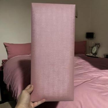 Imagem de Kit 10 Cabeceira Modular Estofada em Corino Premium | Instalação Fácil e Conforto Duradouro(ROSA BLUSH,KIT 8 MÓDULOS - CAMA QUEEN)