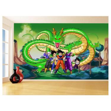 Imagem de Papel De Parede Dragon Ball Goku Vegeta Anime 3,5M Dbz326 - Você Decor