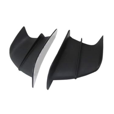 Imagem de Ysyqkn Conjunto de 2 Aletas de Carenagem, Asa Aerodinâmica Universal para, Preto