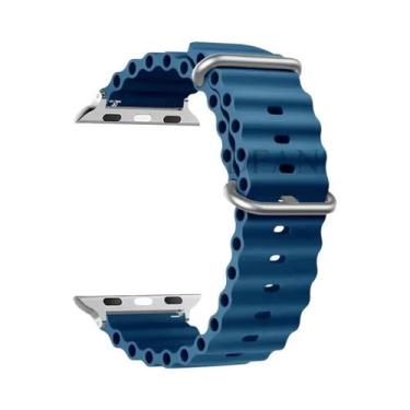 Imagem de Pulseiras Ocean Para Apple Watch Series 7 6 5 4 3 SE 8 Ultra Compatíve