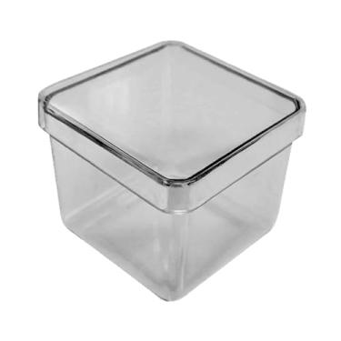 Imagem de Kit 10 Caixas Em Acrílico 4x4cm Caixinhas Lembrancinhas Para Festas Aniversário Casamento Doce