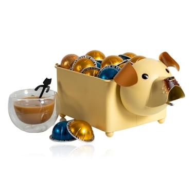 Imagem de Made Easy Kit Organizador de cápsulas de café compatível com Nespresso Vertuo e Original – Suporte de escultura de bancada estilo cesta para café bar, estação de canto e área de descanso de escritório