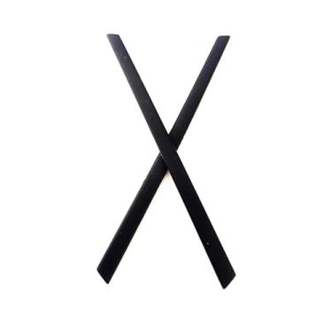 Imagem de Locitudde Meias de borracha de substituição para óculos Oakley OX3222 OX3232 OX3241 OX8097 OX8103 armação de óculos de sol 1 par, Preto, 78mm