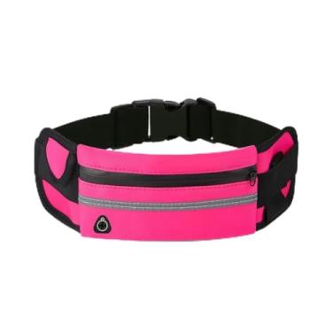 Imagem de Pochete Esportiva Fitness Corrida Slim Academia Porta Celular Impermeável (Rosa)