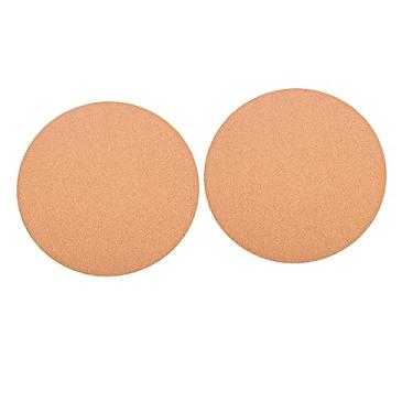 Imagem de YYBOES 2 peças de tapete de plantador de cortiça, vaso de plantas, bases de vaso de flores, pires para plantas, tapete para vaso de flores, almofada de placa, almofada de cortiça, vaso de flores