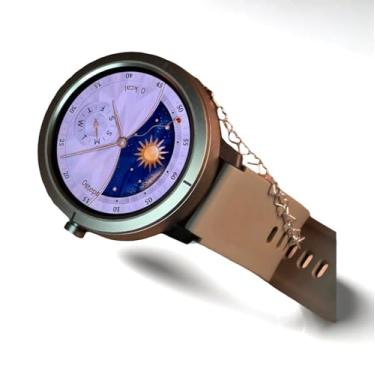 Imagem de Smartwatch Flare, GPS Multissatélite, Resistente à Água 5ATM, IP69k, 170+ Modos Esportivos, Cor Preto e Dourado (Prata)