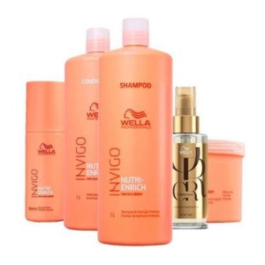 Imagem de Kit Wella Professionals Invigo Nutri Enrich Profissional - 5 Produtos-Unissex