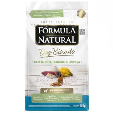 Imagem de Formula Natural DogBiscuits Cães Porte Pequeno Batata Doce Banana e Linhaça 250g