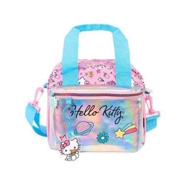 Imagem de Lancheira Escolar Térmica Hello Kitty Metallic Luxo 15414 - Xeryus
