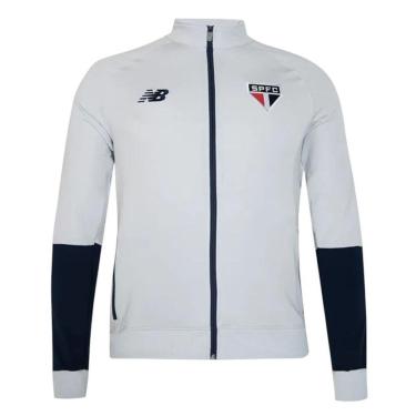Imagem de Jaqueta New Balance São Paulo Viagem 2024/25 Masculina - Cinza 2GG-Masculino