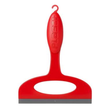 Imagem de Rodinho Plástico Vermelho Durável Pia Limpeza Eficiente 1Und - Plasúti