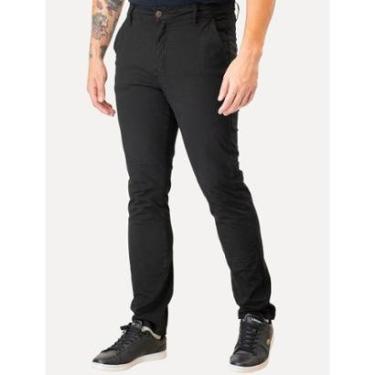 Imagem de Calça Aramis Masculina Chino Color Basica Tag Preta Tamanho:48-Masculino