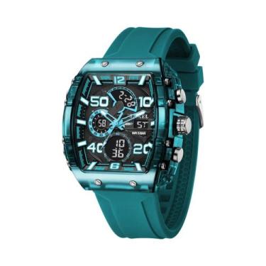 Imagem de Relógio Digital Masculino À Prova D'Água Luminosa SMAEL 8109 Quadrado 
