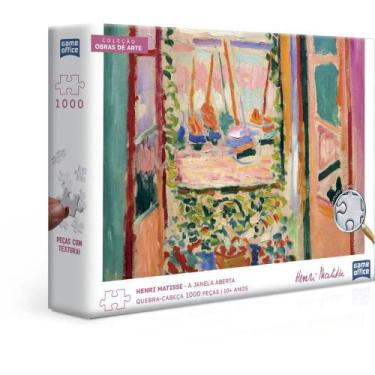 Imagem de QUEBRA-CABEÇA Cartonado Matisse 1000 Peças Janela Aberta - Toyster