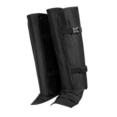 Imagem de Generic Polainas para as pernas, para sapatos de inverno, para botas de caminhada, polainas contra cobras para caminhadas e mochilão, Preto