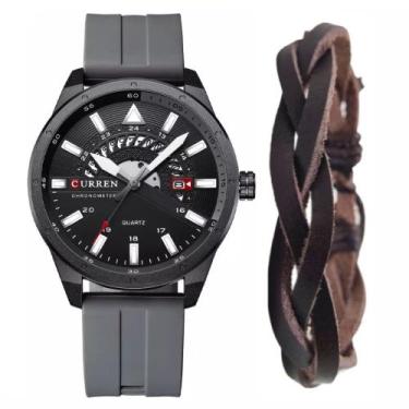 Imagem de Relógio Esportivo Curren Analógico Masculino Bracelete 