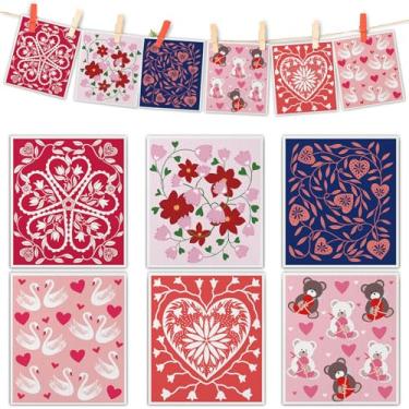 Imagem de LOADSFUN Pacote com 6 panos de prato suecos para cozinha, conjunto de panos de prato macios reutilizáveis esponja absorvente limpeza lavável barra de secagem rápida lavagem à mão (6, cisne e coração)