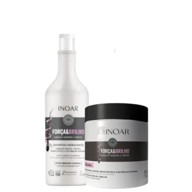 Imagem de Kit Inoar Força e Brilho Shampoo 1 litro + Máscara 500g