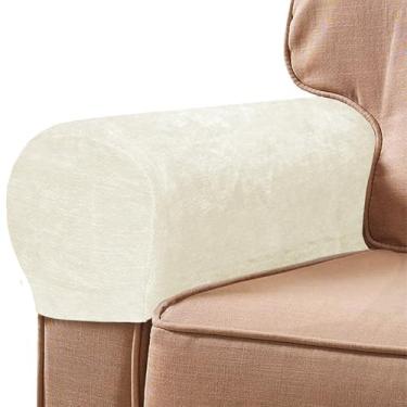 Imagem de CYTJHMD Capas para cadeira de apoio de braço, capas elásticas para apoio de braço, poltrona, antiderrapante, para cadeiras, sofás, poltronas, poltronas, poltronas, poltronas, poltronas, sofás