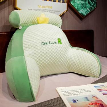 Imagem de CYTJHMD Almofada de leitura para cama, almofada confortável, removível, encosto macio, multifuncional, apoio para as costas para relaxar assistindo a jogos de TV, dinossauro, 70 x 50 x 25 cm