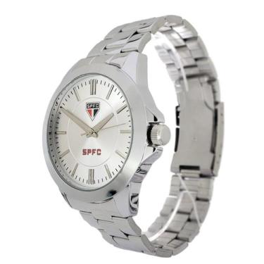 Imagem de Relógio São Paulo FC Oficial Aço Masculino SPFC-002-4 - São Paulo Ofic