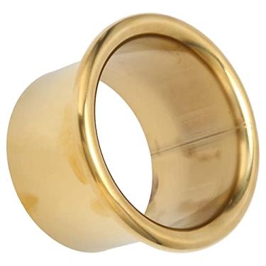 Imagem de Generic Suporte para Secador de Cabelo Suporte de Aço Inoxidável à Prova de Ferrugem para Banheiro de Hotel, Rack de Secador de Cabelo para Armazenamento de Parede para Salão de Beleza Doméstico, Diâmetro Externo Superior de 3,7" (Ouro)