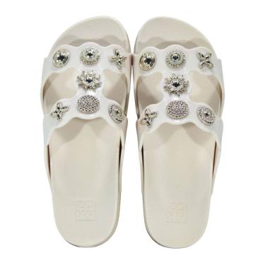 Imagem de Tamanco Zaxy Charms Off White Médio