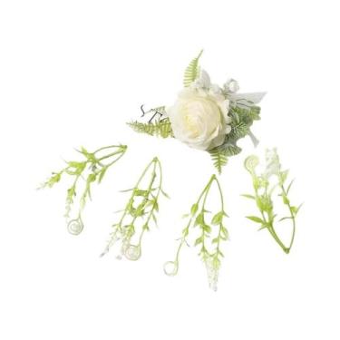 Imagem de Guirlanda De Folhas De Plantas Artificiais 10 Peças Decoração Para Cas