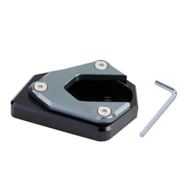 Imagem de Suporte lateral de motocicleta para Z900, Z650, Z1000, suporte de pé antiderrapante ampliado (cor titânio)