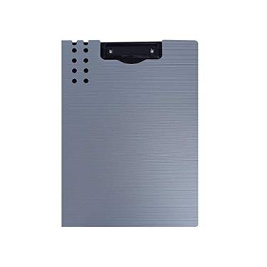 Imagem de Pacote com 5 pranchetas de plástico er executivo conferência de negócios organizador de documentos fichário com carta/tamanho A4 cor prancheta para enfermeiros, estudantes, escritório (cor: verde